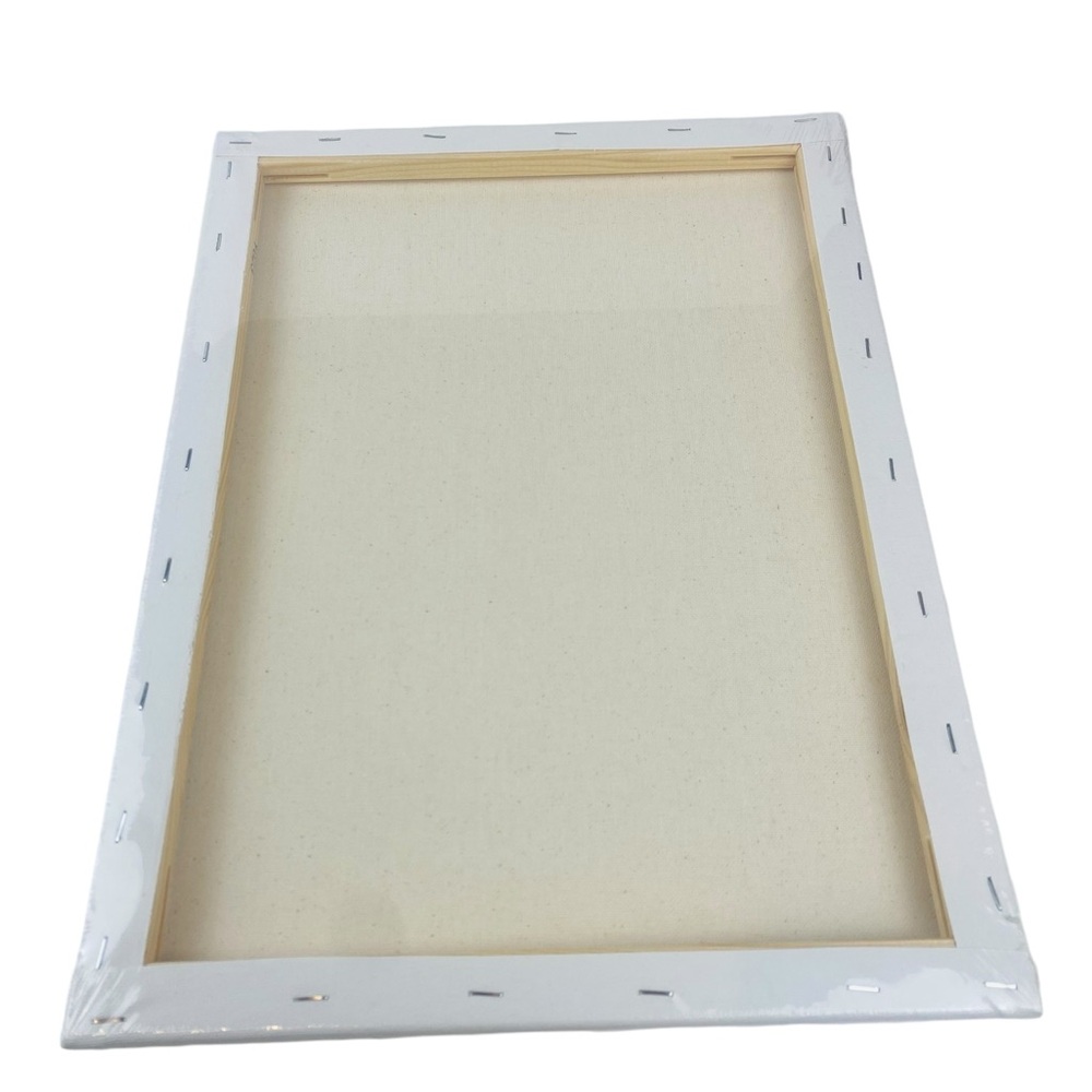 Stretched Artist Canvas 12” x 16” Pine Wood Frame 4 Pack New - Picture 5 of 13